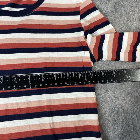 MARINE LAYER Marla Striped Top Women’s Small T-Shirt Multicolor Striped Cotton - Picture 3 of 7
